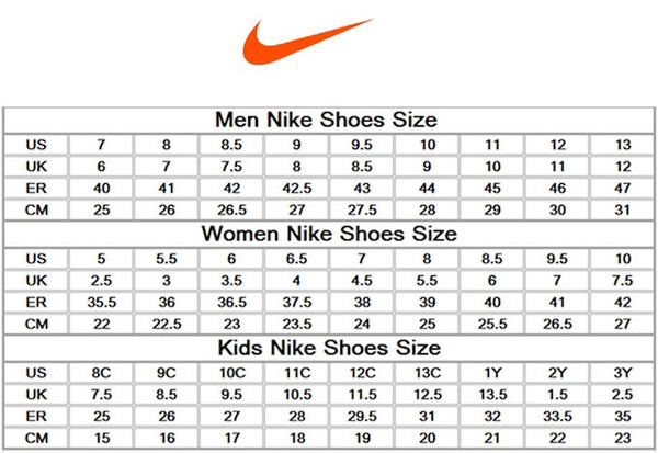 Medio Cava Audaz Nike Eu Size To Us Momento Peor Iniciar Sesi n